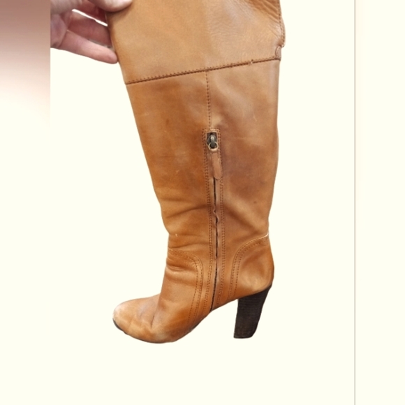 Halogen Shoes - Halogen Brianna Boots (Nordstrom house brand)  - Caramel Brown Leather - Sz 7.5